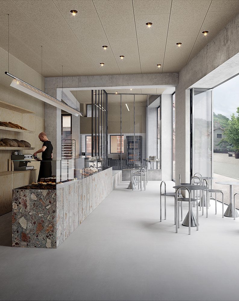 Boulangerie et salon de thé à Villecomtal